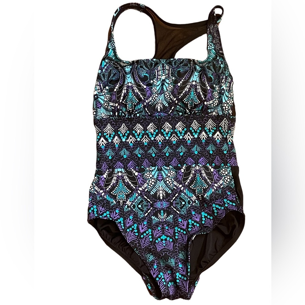 Aqua‎ Green one piece swimsuit, woman’s, multicolored size XS-XXS
